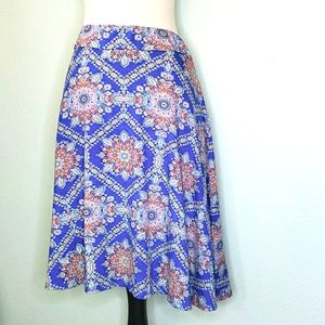 Renee C Jessica Printed Swing Skirt